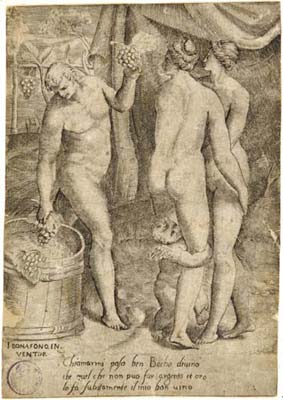 Giulio Bonasone - Bacco